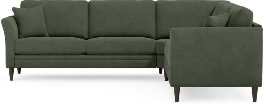 Eden - Hörnsoffa, 2,5+2,5-sits - Grön
