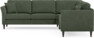 Eden - Hörnsoffa, 2,5+2,5-sits - Grön