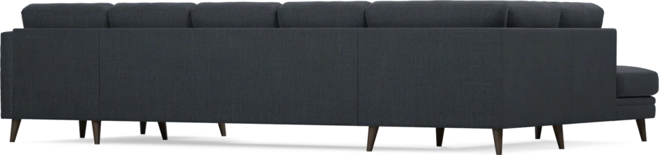 Eden - 3-sits soffa med divan vänster och schäslong höger - Blå