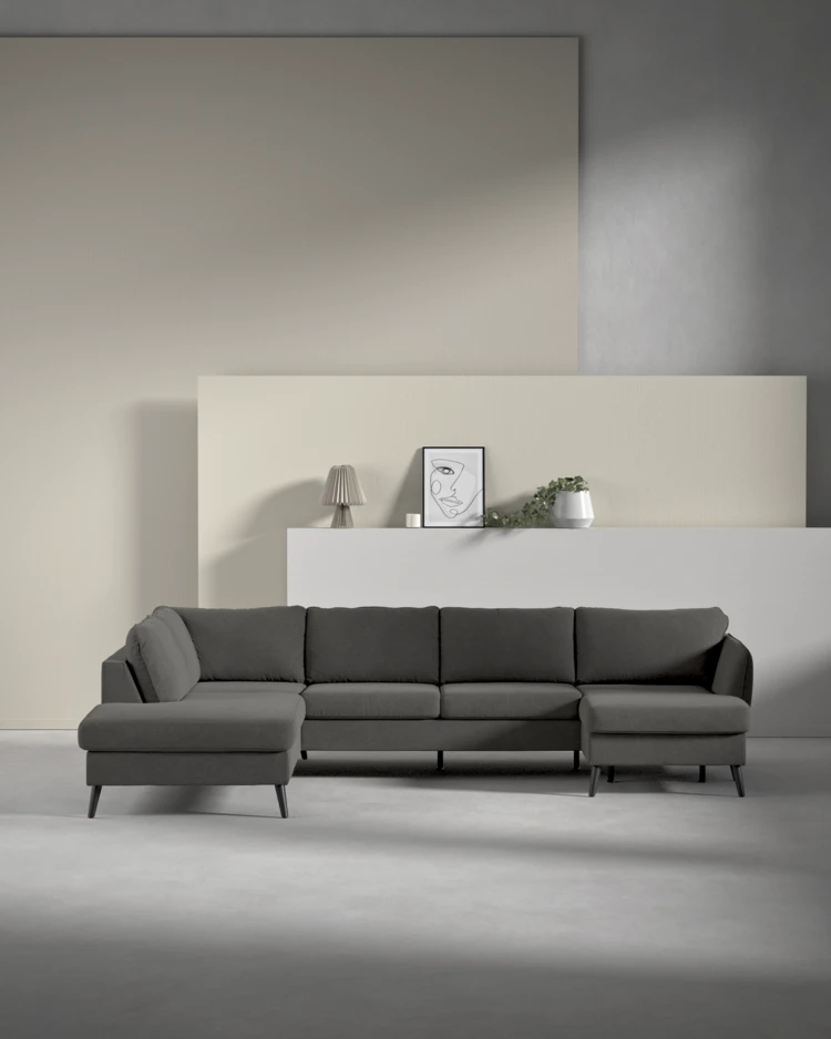 County - 3-sits soffa med divan vänster och schäslong höger - inspiration