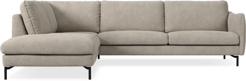 Madison Lux - 3-sits soffa med divan vänster - Vit