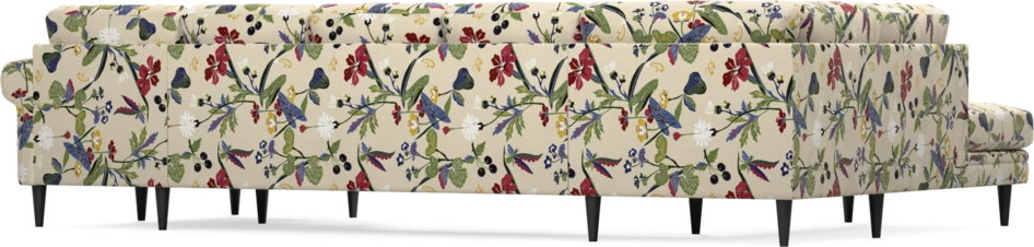 Eden - 3-sits soffa med divan vänster och schäslong höger - Flerfärgad