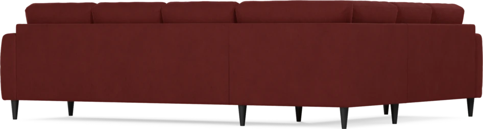 Eden - Hörnsoffa, 2+3-sits - Röd