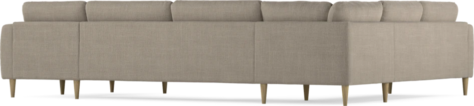 Bridge - Hörnsoffa, 2+3-sits med schäslong höger - Beige