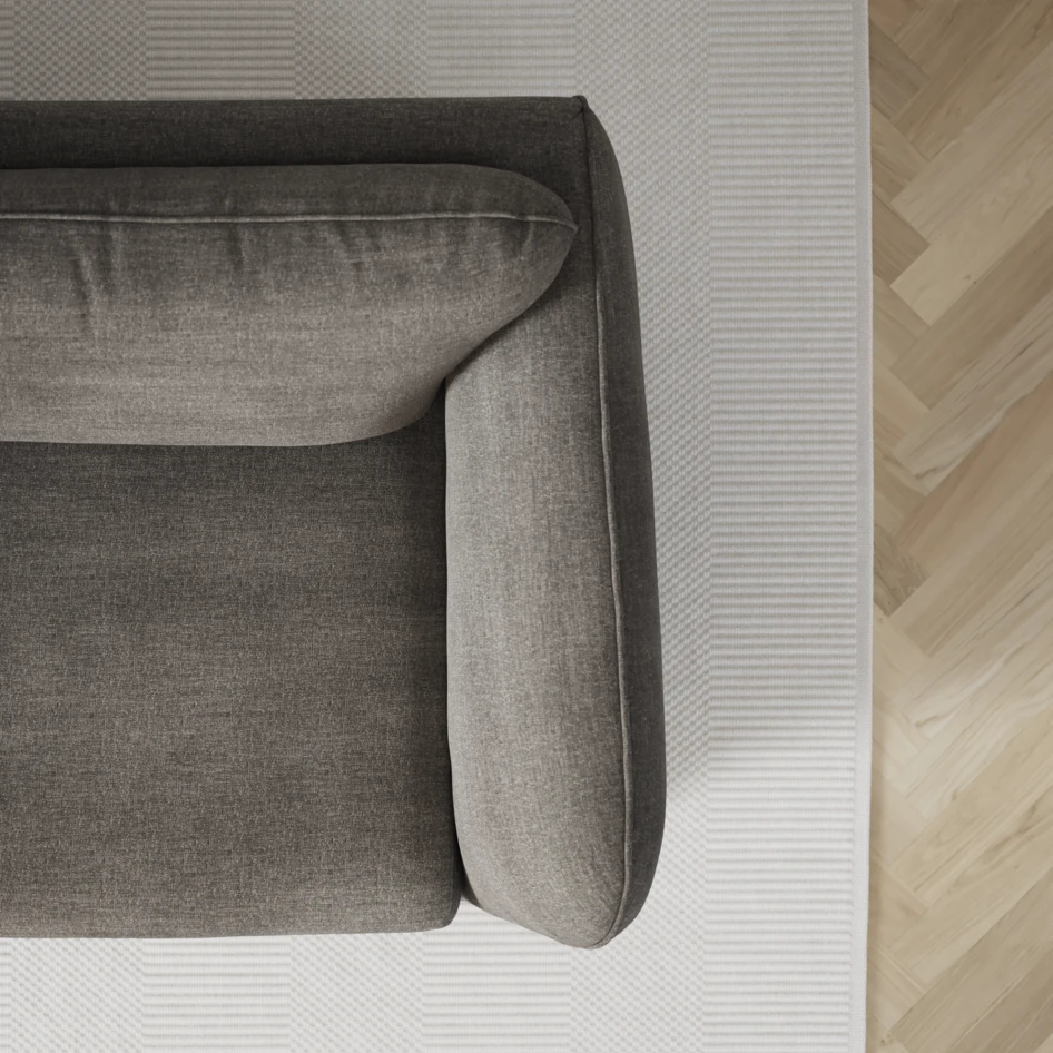Madison - 2-sits soffa med divan vänster och schäslong höger - Grå