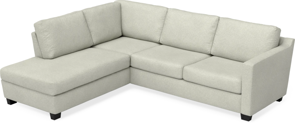 Friday - 2,5-sits soffa med divan vänster - Beige