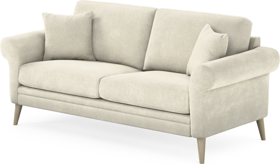Eden - 2,5-sits soffa - Vit
