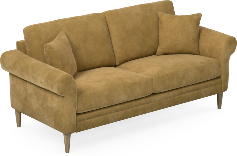 Eden - 2,5-sits soffa - Gul