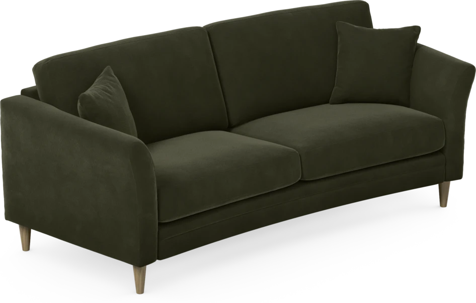Eden - 2,5-sits soffa svängd - Grön