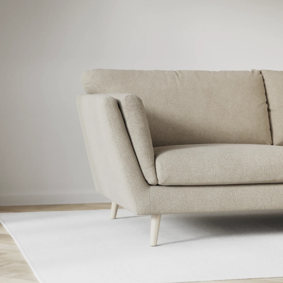 Madison Lux - Hörnsoffa med schäslong höger - Beige
