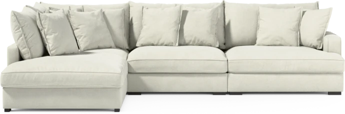 Rossi, 3-sits soffa med divan vänster