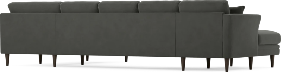 Eden - 3-sits soffa med schäslong vänster och divan höger - Grå