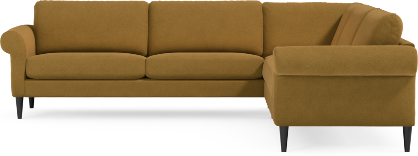 Bridge - Hörnsoffa, 3+3-sits - Gul