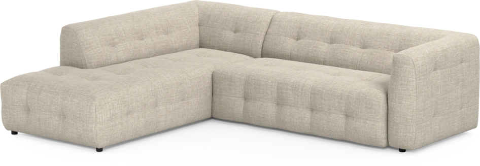 Bella - 3-sits soffa med divan vänster - Beige