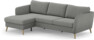 County - 3-sits soffa med flyttbar schäslong - Grå