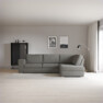 Friday - 2,5-sits soffa med divan höger - Grå