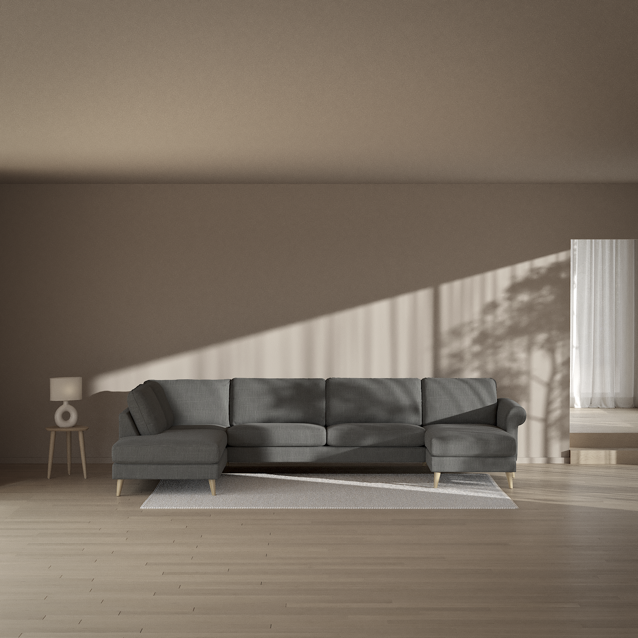 Bridge - 3-sits soffa med divan vänster och schäslong höger - inspiration