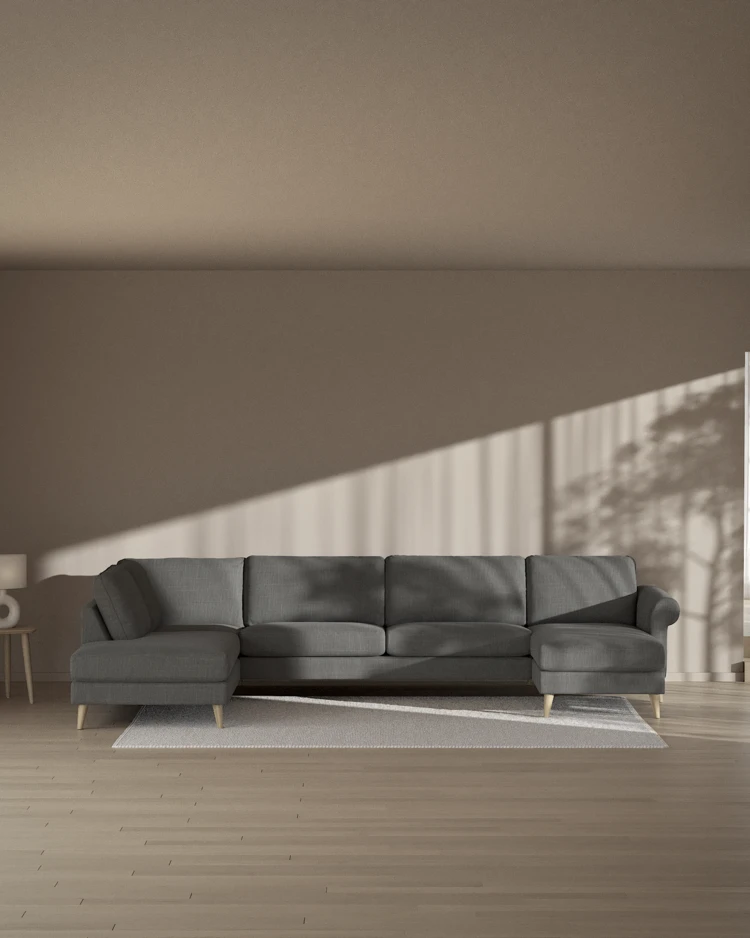 Bridge - 3-sits soffa med divan vänster och schäslong höger - inspiration