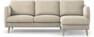 Madison - 2-sits soffa med schäslong höger - Beige