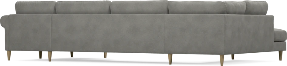 Bridge - 3-sits soffa med divan vänster och schäslong höger - Grå