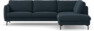 Madison Lux - 3-sits soffa med divan höger - Blå