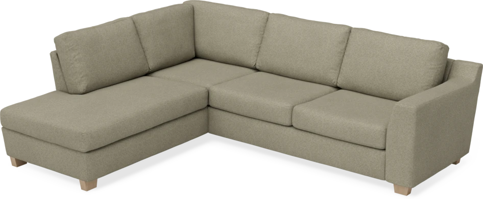 Friday - 2,5-sits soffa med divan vänster - Beige
