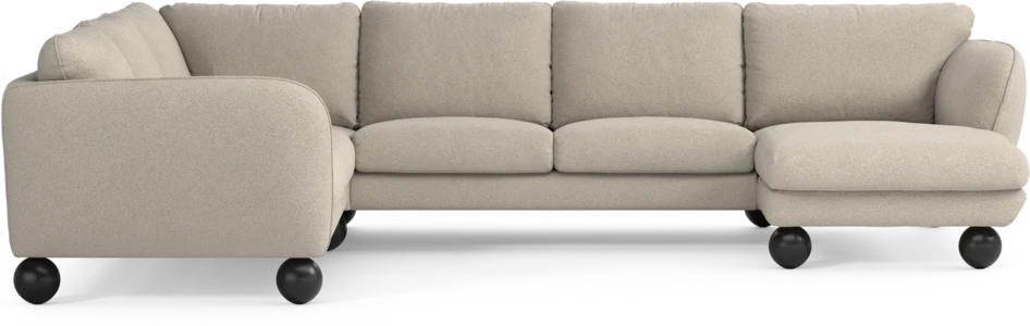 Madison Lux - Hörnsoffa med schäslong höger - Beige