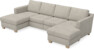 Friday - 2-sits soffa med två schäslonger - Beige