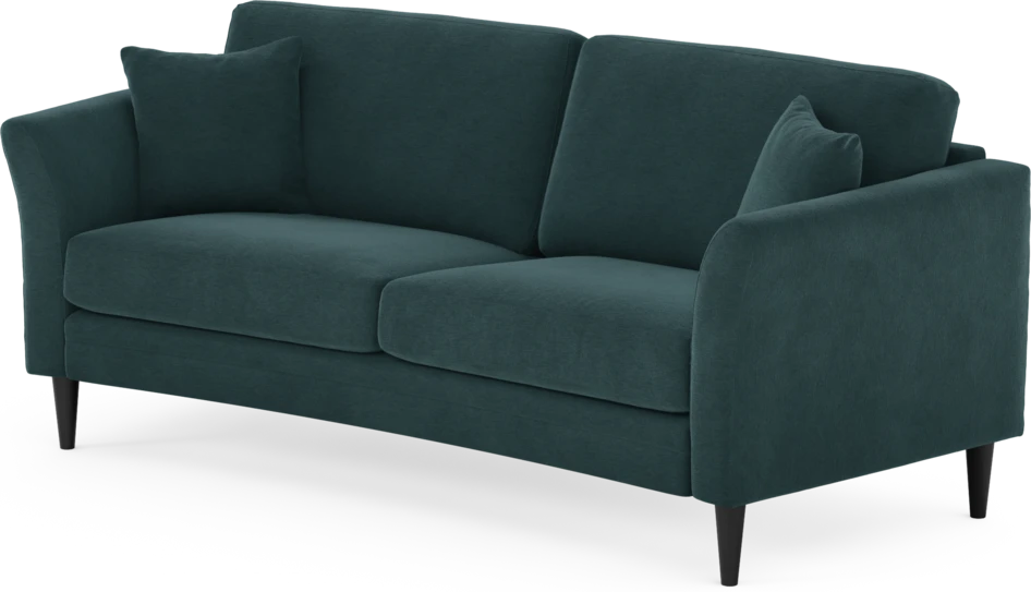 Eden - 2,5-sits soffa svängd - Blå
