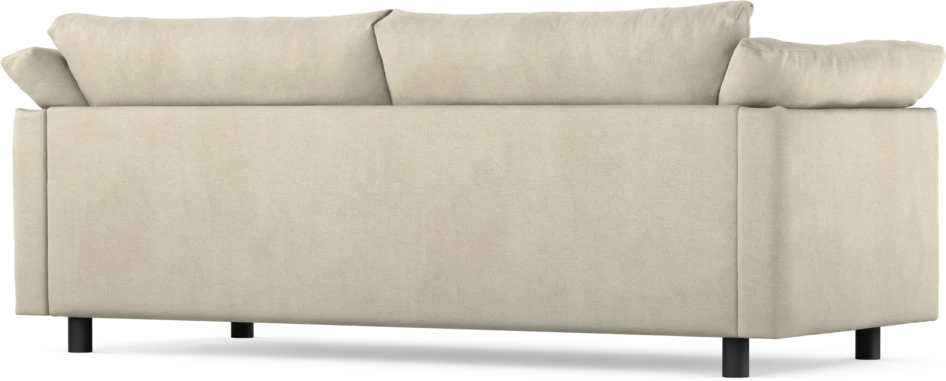 Cherrie - 2,5-sits soffa, hel dyna, fast klädsel - Vit
