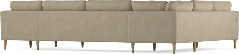Bridge - Hörnsoffa, 2+3-sits med schäslong höger - Beige
