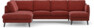 Madison Lux - 2-sits soffa med divan vänster och schäslong höger - Rosa