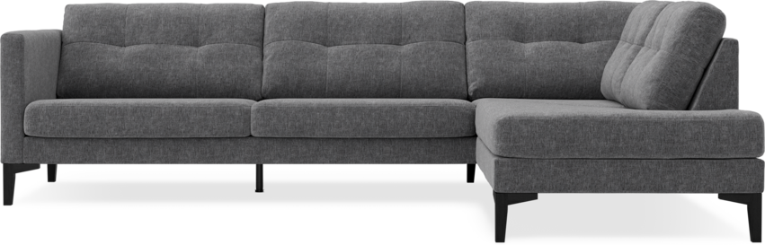 Rio - 3-sits soffa med divan höger - Grå