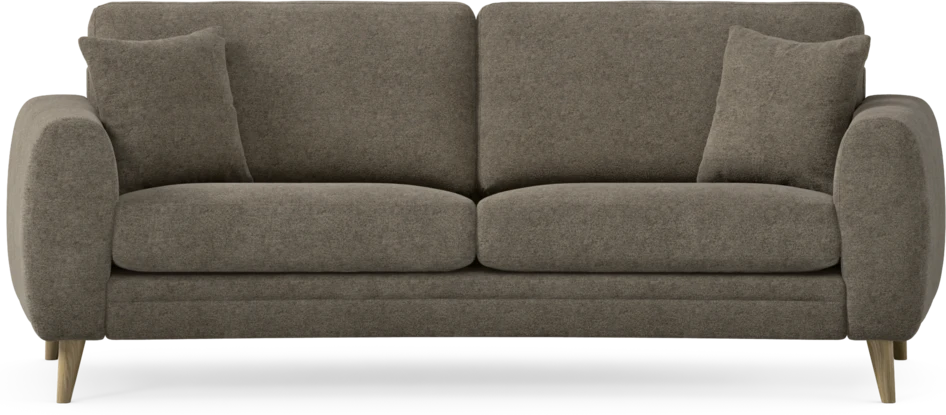 Eden - 2,5-sits soffa svängd - Brun