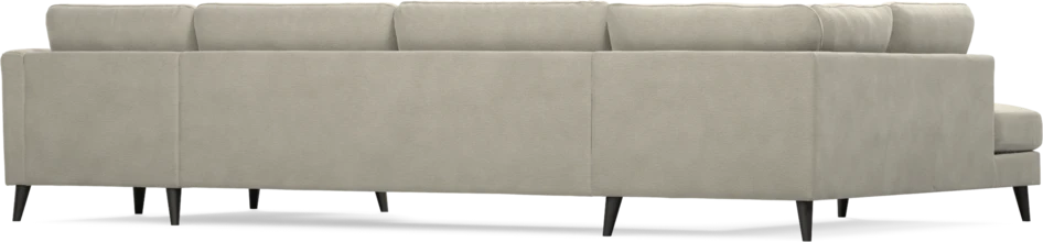 Bridge - 3-sits soffa med divan vänster och schäslong höger - Brun