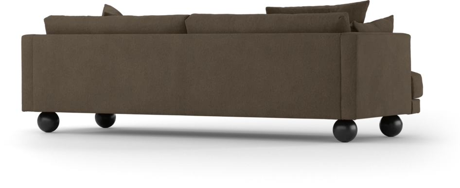 Harper - 4-sits soffa - Brun