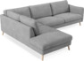 Madison - 3-sits soffa med divan vänster - Vit