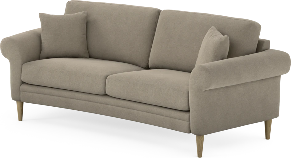 Eden - 2,5-sits soffa svängd - Beige