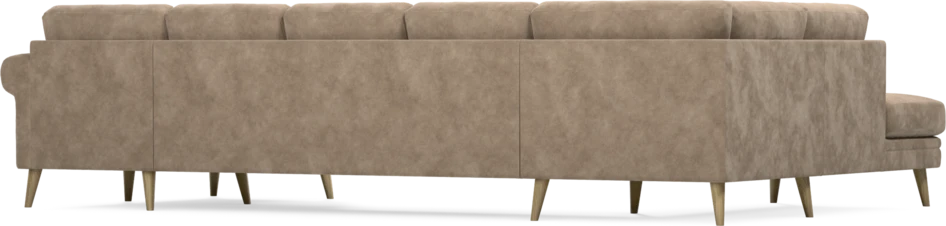Eden - 3-sits soffa med divan vänster och schäslong höger - Beige