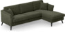 Eden - 2,5-sits soffa med schäslong - Grön