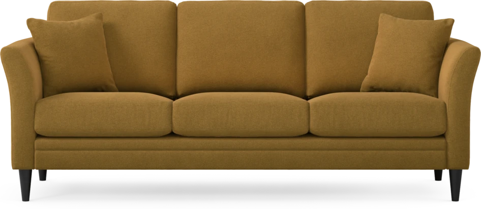 Eden - 3-sits soffa - Gul
