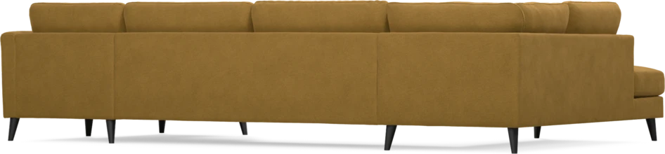 Bridge - 3-sits soffa med divan vänster och schäslong höger - Gul