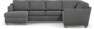 Friday - Hörnsoffa, 3+2-sits med schäslong vänster - Grå
