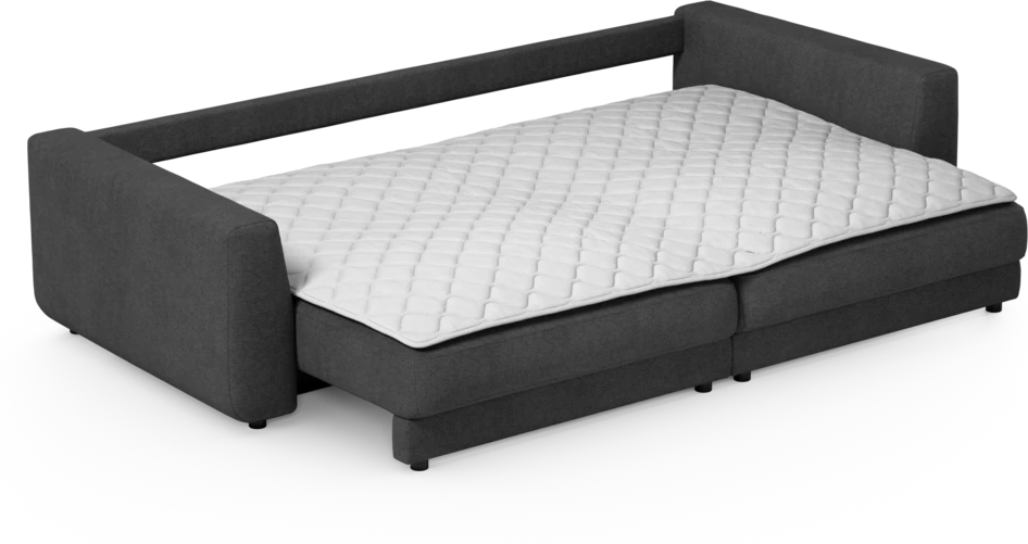 Amie - Bäddsoffa 4-sits - Svart