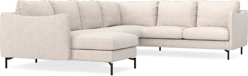 Madison Lux - Hörnsoffa med schäslong vänster - Beige