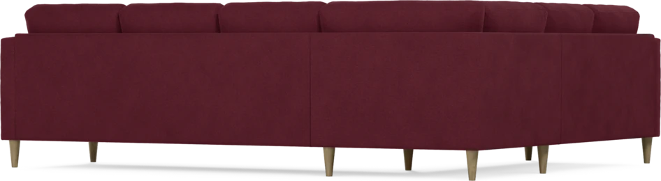 Eden - Hörnsoffa, 2+3-sits - Röd