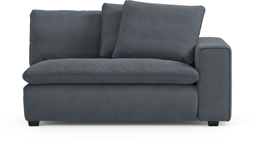 Bellora - 2-sits med armstöd höger - Blå