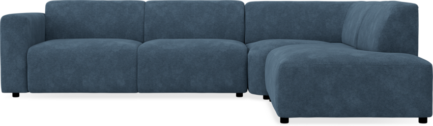 Ruby - 2-sits soffa med hörn och öppet avslut höger - Blå
