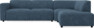Ruby - 2-sits soffa med hörn och öppet avslut höger - Blå