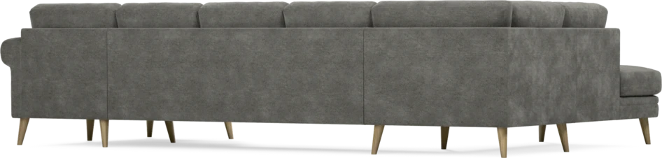 Eden - 3-sits soffa med divan vänster och schäslong höger - Grå